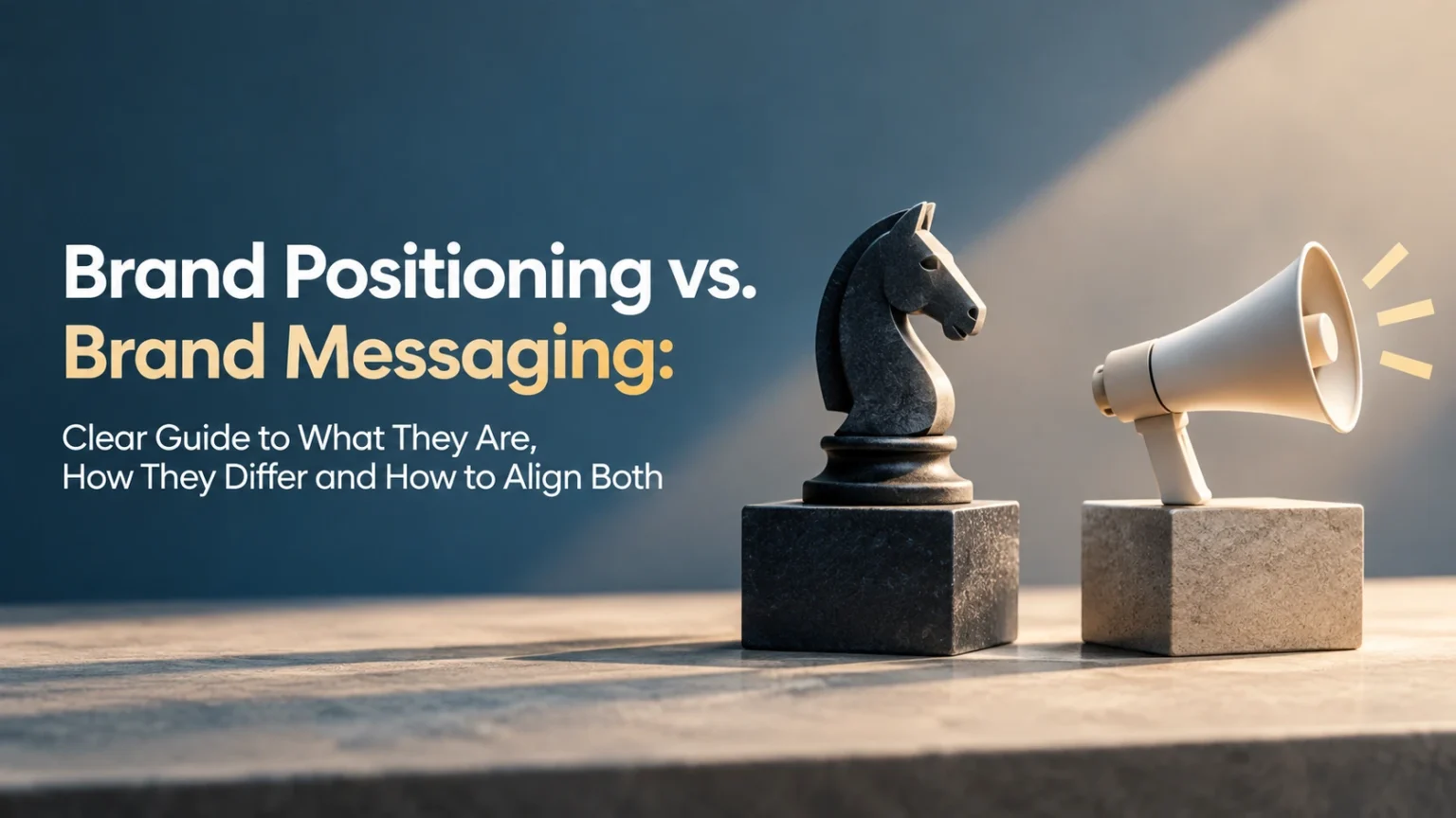 Brand positioning vs brand messaging comparison