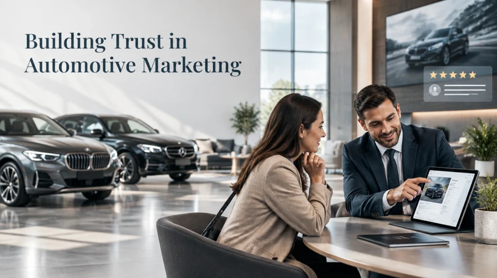 Building trust in automotive marketing brand strategy for car dealerships