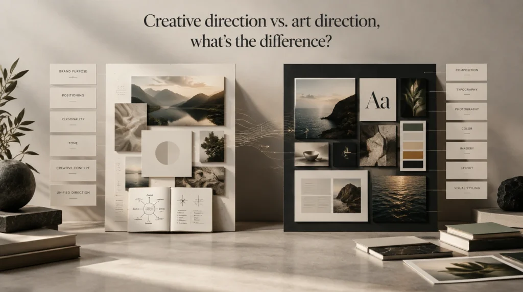 Creative direction vs art direction: understanding the difference