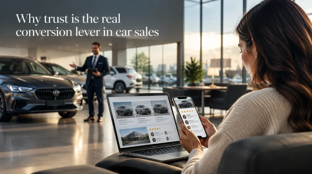 Trust as the conversion lever in automotive marketing