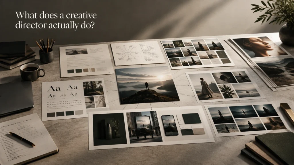 What does a creative director actually do in brand strategy and creative direction